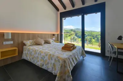 Cama o camas de una habitación en Hegoalde