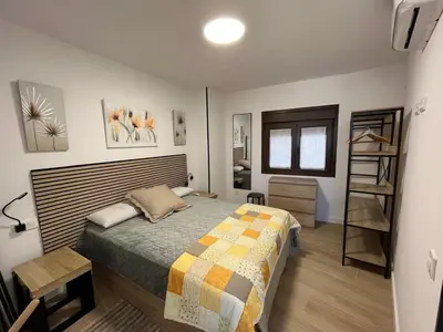 Cama o camas de una habitación en Casa Bertolo