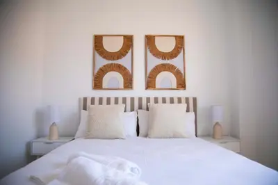 Cama o camas de una habitación en Modern flat for Pyrenees Adventures - Free Parking