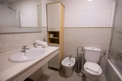 Un baño de Modern flat for Pyrenees Adventures - Free Parking