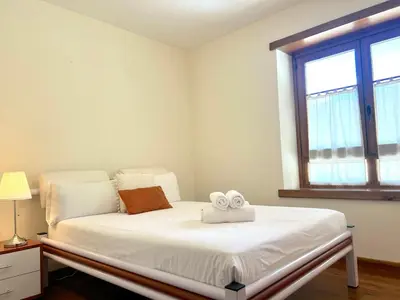 Cama o camas de una habitación en Apartament lluminós de muntanya by RURAL D'ÀNEU