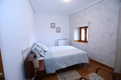 Cama o camas de una habitación en La casita de Elizabeth