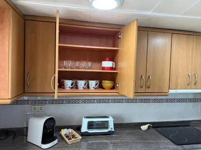 Una cocina o zona de cocina en Vila Mont Rebei