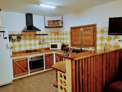 Una cocina o zona de cocina en Rustic botarell