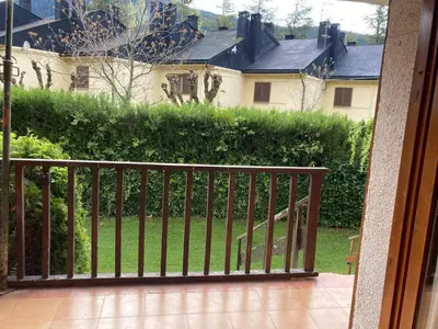 Jardín al aire libre en La casita de madera