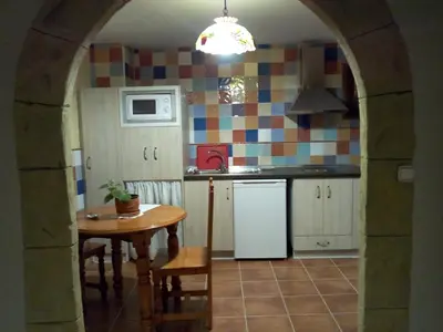 Una cocina o zona de cocina en Casa Rural La Tejada
