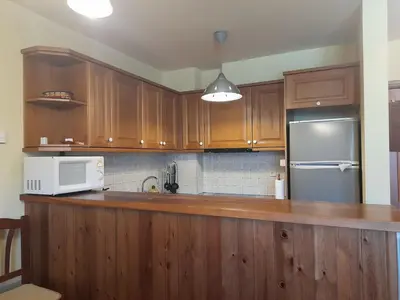 Una cocina o zona de cocina en Vistas espectaculares -Triplex acogedor bien equipado - Erta 7