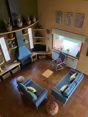 Zona de estar de La Kolina Casa Rural
