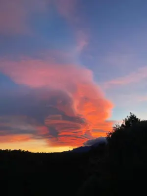Paisaje cerca de este chalet de montaña