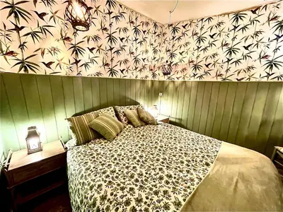 Cama o camas de una habitación en Riojania La Posada