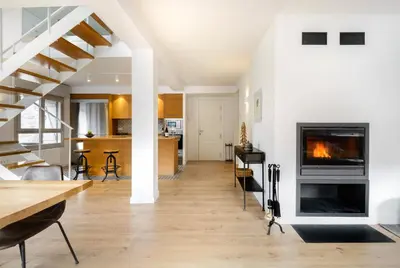 Una cocina o zona de cocina en Casa Estrimal, Panticosa, grandes familias y pequeños grupos