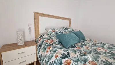 Cama o camas de una habitación en Apartamento Martin en Estella