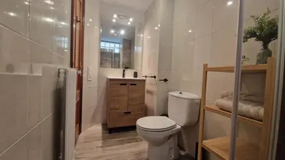 Un baño de Apartamento Martin en Estella