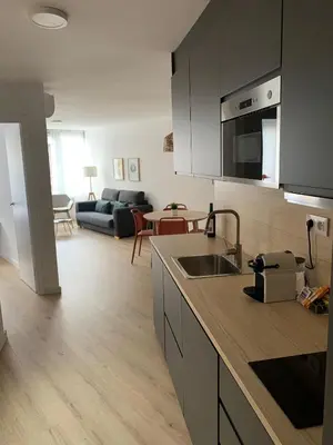 Una cocina o zona de cocina en BERENGUER HUESCA con parking