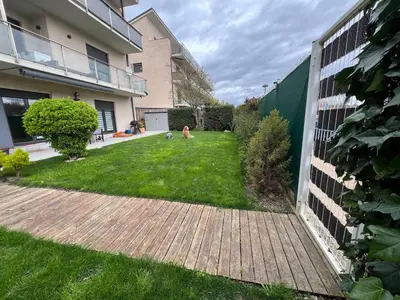 Jardín al aire libre en El mirador de la Reina