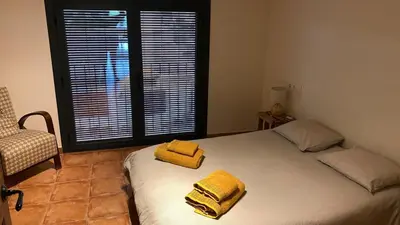 Cama o camas de una habitación en La falsa de Palacio
