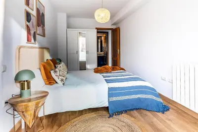Cama o camas de una habitación en Altos de Sabiñanigo