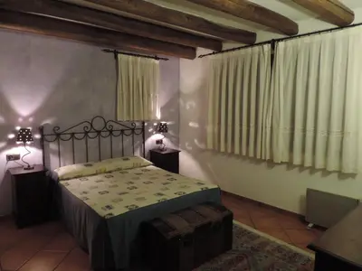 Cama o camas de una habitación en El Prau De Vidal