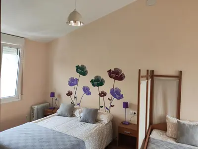 Cama o camas de una habitación en El Sendero