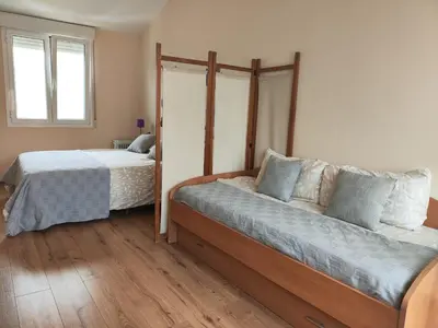 Cama o camas de una habitación en El Sendero
