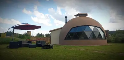 Jardín al aire libre en Mirador de las estrellas