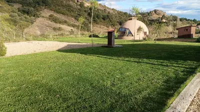 Paisaje cerca de este tented camp