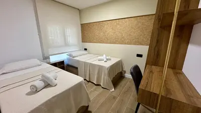 Cama o camas de una habitación en Casa Martina