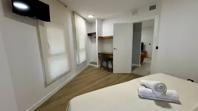 Una televisión o centro de entretenimiento en Casa Martina