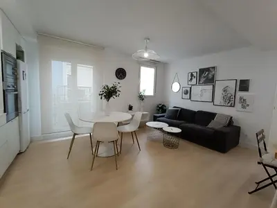 Zona de estar de Suite Estébanes