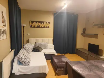 Zona de estar de Aiestaenea Apartamentos Rurales