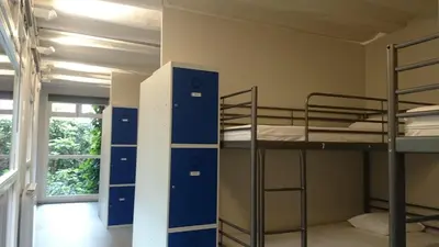 Litera o literas de una habitación en Albergue Plaza Catedral