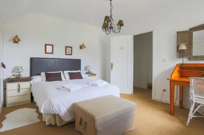Cama o camas de una habitación en Ilargi, cálido, familiar, garaje y petfriendly - Arafita Apartamentos