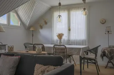Zona de estar de Ilargi, cálido, familiar, garaje y petfriendly - Arafita Apartamentos