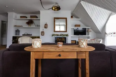 Zona de estar de Ilargi, cálido, familiar, garaje y petfriendly - Arafita Apartamentos