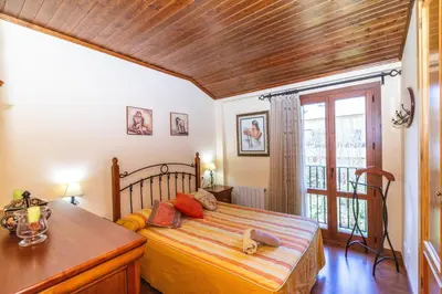 Cama o camas de una habitación en Apartamento Gabacha. Bisaurri