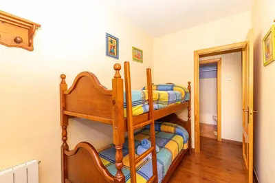 Cama o camas de una habitación en Apartamento Gabacha. Bisaurri