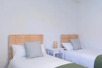 Cama o camas de una habitación en Tu Hogar en el Pirineo Aventura y Montaña
