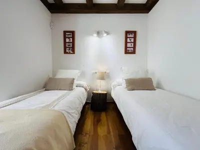 Cama o camas de una habitación en Los Pinos