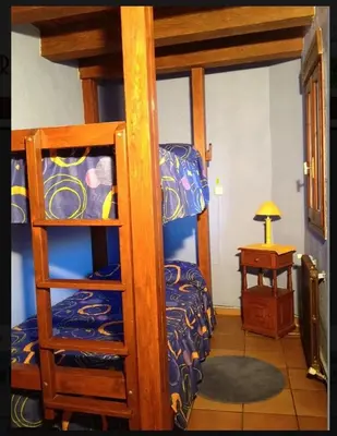 Cama o camas de una habitación en La era de Satue