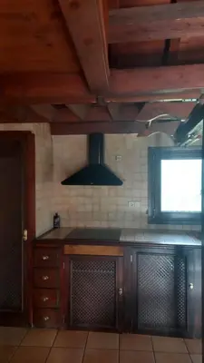 Una cocina o zona de cocina en La era de Satue