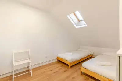 Cama o camas de una habitación en Los Arcos de Escarrilla