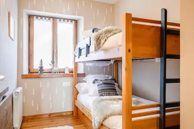 Cama o camas de una habitación en Roca Blanca - Pleta de Nheu by Totiaran