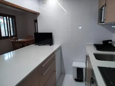 Una cocina o zona de cocina en Ibón de Piniecho