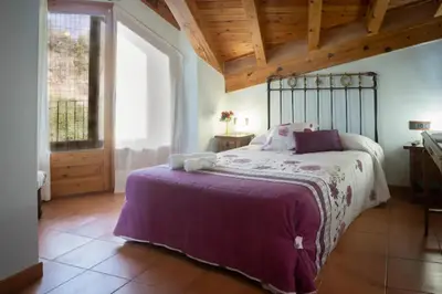 Cama o camas de una habitación en Casa Massiana B&B