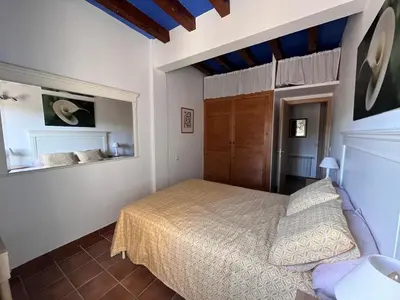 Cama o camas de una habitación en Casa Rural Entre Dos Aguas
