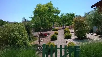 Jardín al aire libre en Vivienda de uso turístico Fuente Vilda VT-LR 0033