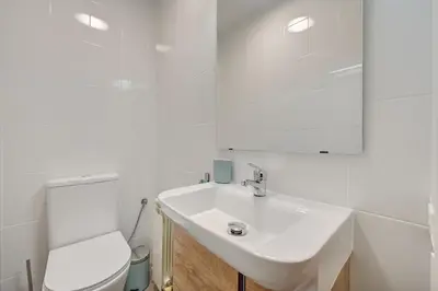 Un baño de Dúplex Estella Centro 1 by Clabao