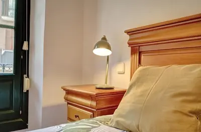 Cama o camas de una habitación en Dúplex Estella Centro 1 by Clabao