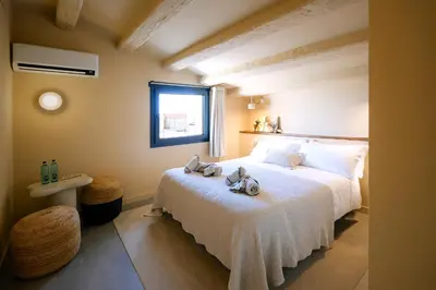 Cama o camas de una habitación en Hotel Boutique CaLagneta - Art i Vi