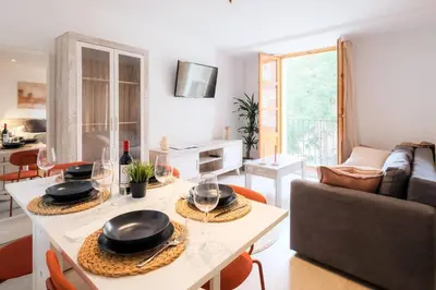 Zona de estar de Loft Loarre | Estudio Premium Renovado | 5 Pax